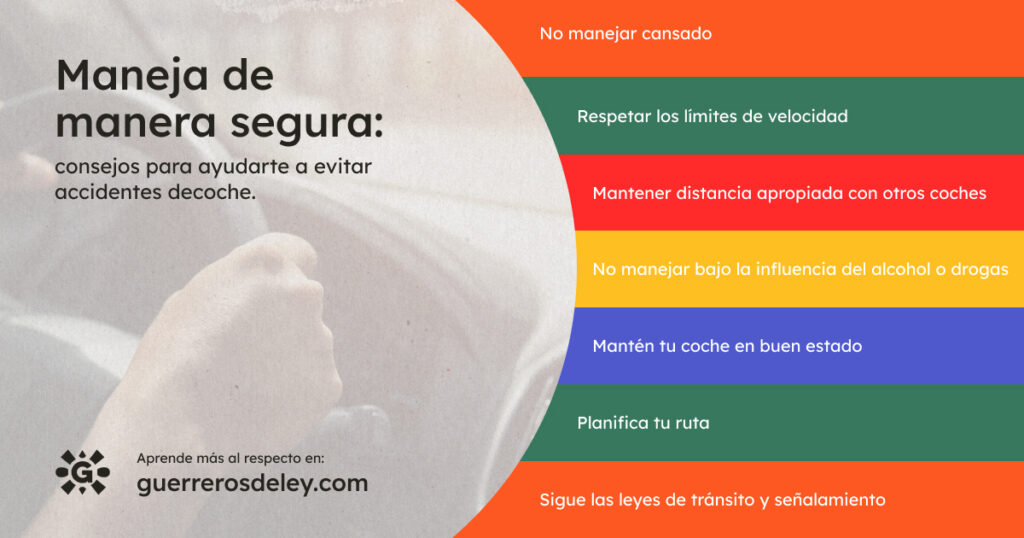 Consejos para manejar de forma segura