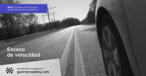 causas más comunes de accidentes de coche