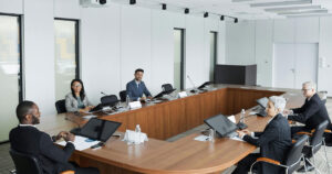 junta con abogados declaración