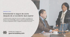 Abogada latina explica seguros de coche