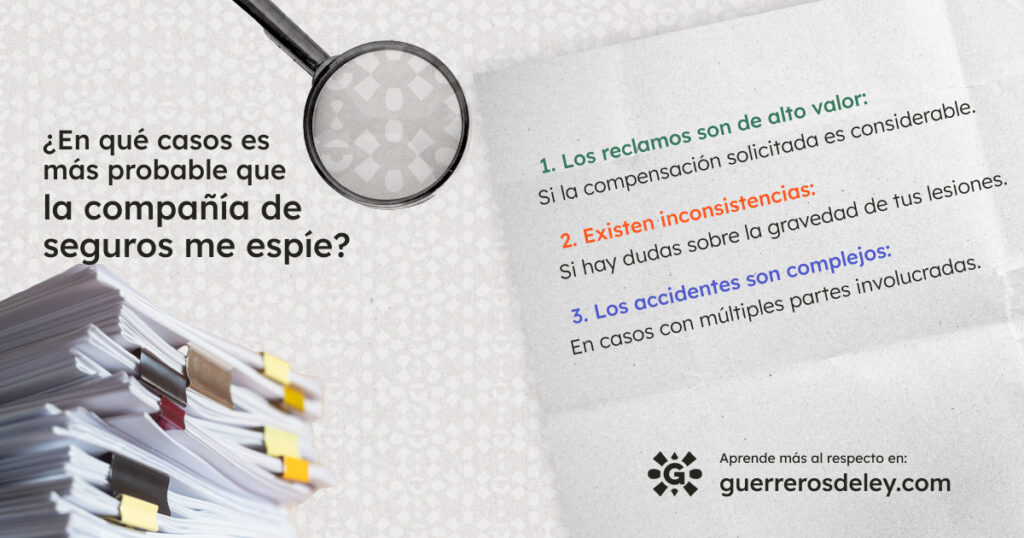 Casos más probables a ser espiados