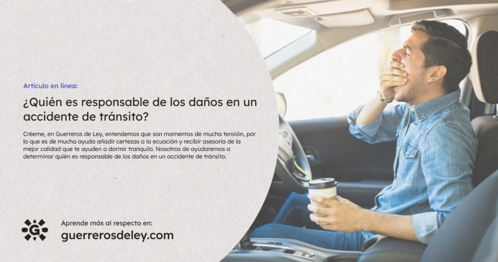 Conductor bostezando al volante