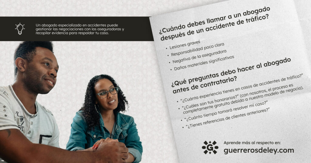 Cuándo y cómo contactar a un abogado