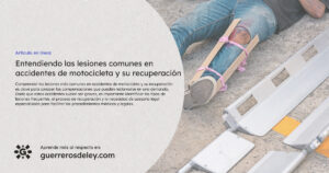 Fractura de pierna tras accidente