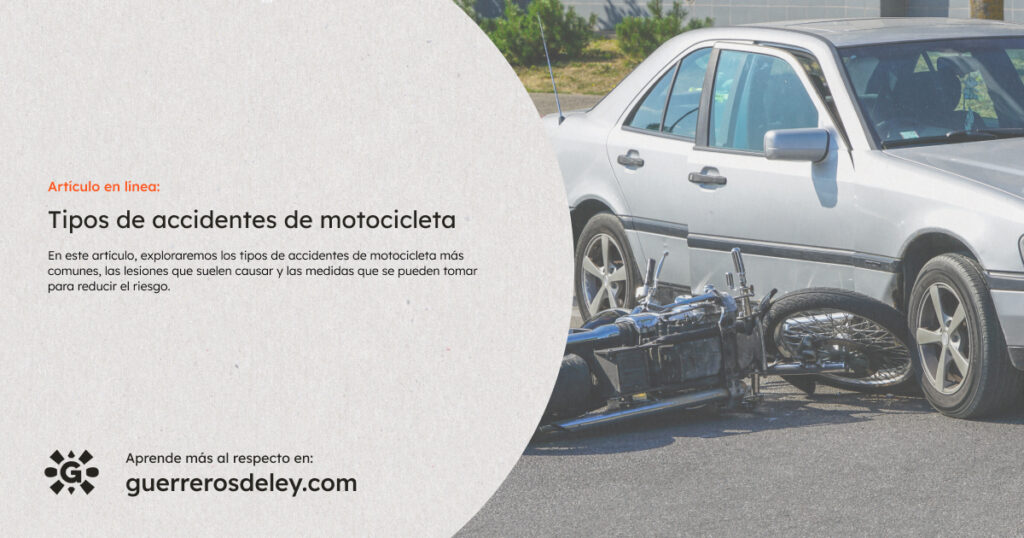 Motocicleta colisiona contra auto