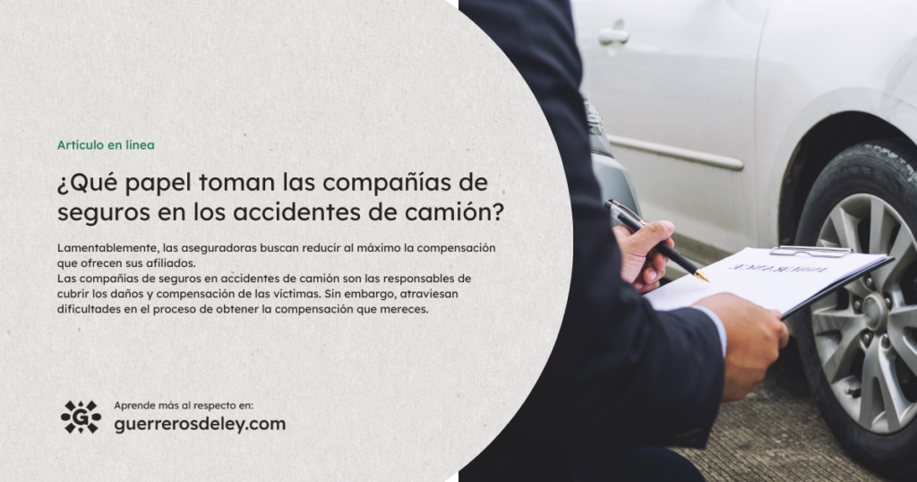 Asegurador tras accidente