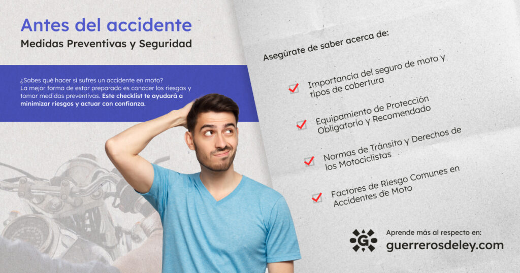 Lo que debes saber antes de un accidente