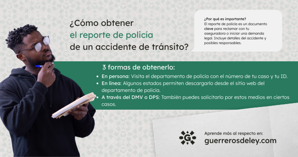 Cómo obtener el reporte de policía después de un accidente de tránsito