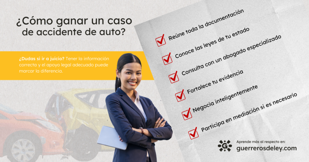 Como ganar un caso de accidente de auto