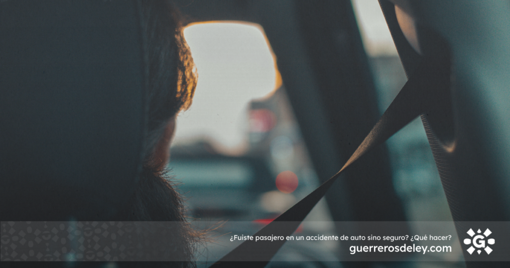 Punto de vista de pasajero de auto